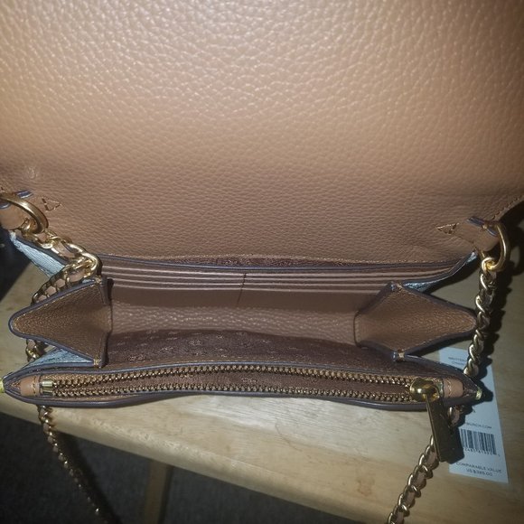 NWT Tory Burch Britten Chain Wallet